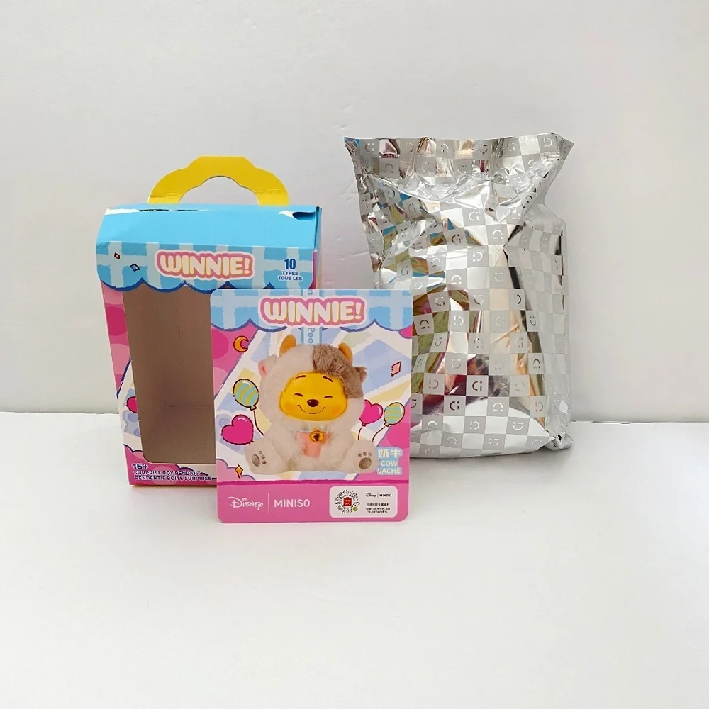 MINISO Disney WINNIE! Authentic Plush Pendant Bag Charm - Confirmed Cow 🐮 - Picture 5 of 8